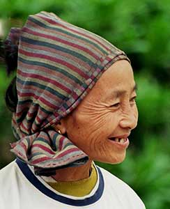 paysanne de rizieres - Vietnam